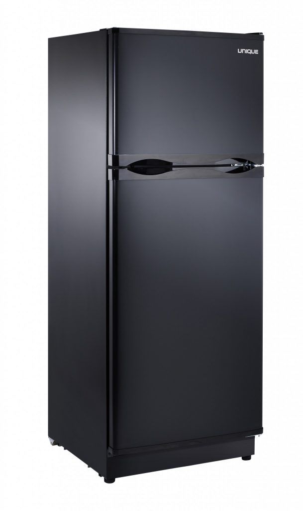 Unique® Appliances 10.3 Cu. Ft. Black Counter Depth Freestanding Top Freezer Refrigerator 1