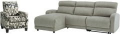 Signature Design by Ashley® Colleyville 4-Piece Stone Reclining Living Room Set