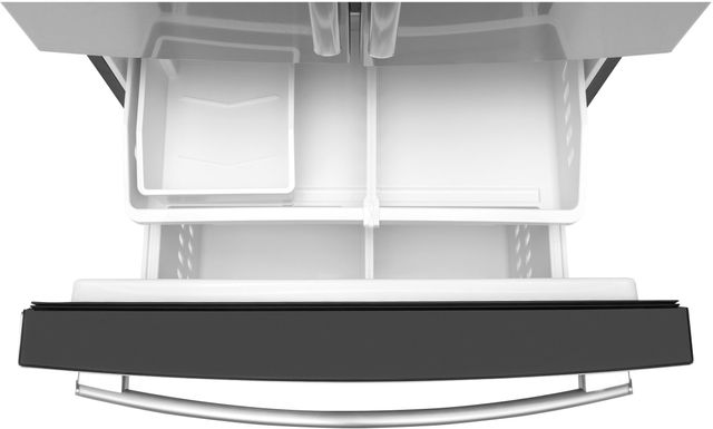 Réfrigérateur à portes françaises de 36 po GE® de 27,0 pi³ - Acier inoxydable résistant aux traces de doigts 40