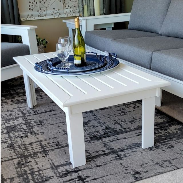 Enclover Hickory Coffee Table (White) 0