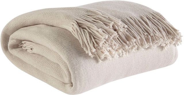 Signature Design by Ashley® Haiden Ivory/Taupe Set of 3 Throws 0