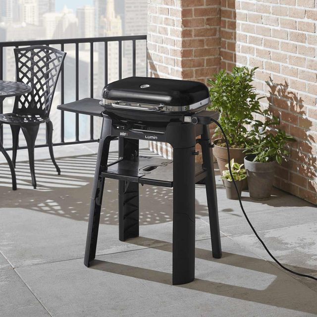 Weber® Grills® Lumin Electric Grill Stand with Side Table-3