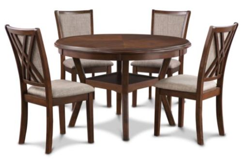 New Classic® Home Furnishings Amy 5-Piece Cherry Dining Set