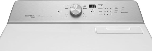 Maytag® 7.0 Cu. Ft. White Front Load Gas Dryer-0
