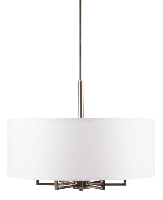 Olliix by 510 Design Broderick White and Silver Chandelier-1