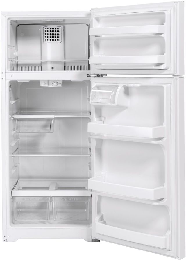 GE® 17.5 Cu. Ft. Slate Top Freezer Refrigerator 6