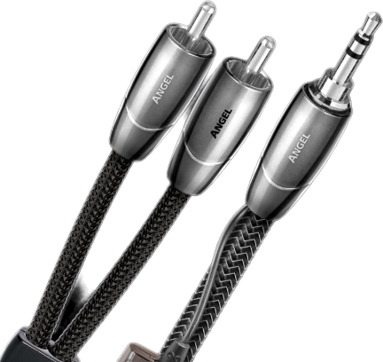 AudioQuest® Angel 1.5 Meter 3.5mm to RCA Analog-Audio Interconnect Cable 0