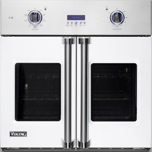 Viking® Professional 7 Series 30" White Electric Built In Single French Door Oven