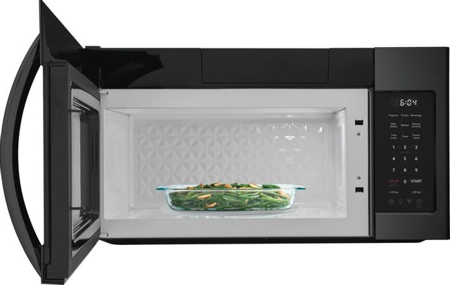 Frigidaire® 1.8 Cu. Ft. Black Stainless Steel Over The Range Microwave 6