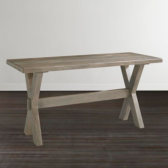 Bassett® Furniture Bench Made Maple Crossbuck 54" Live Edge Desk 3