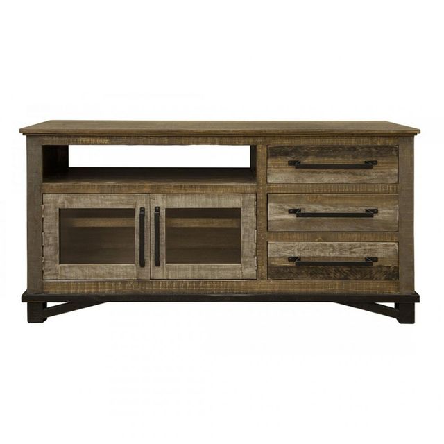 International Furniture Direct Loft Brown 62" TV Stand-0