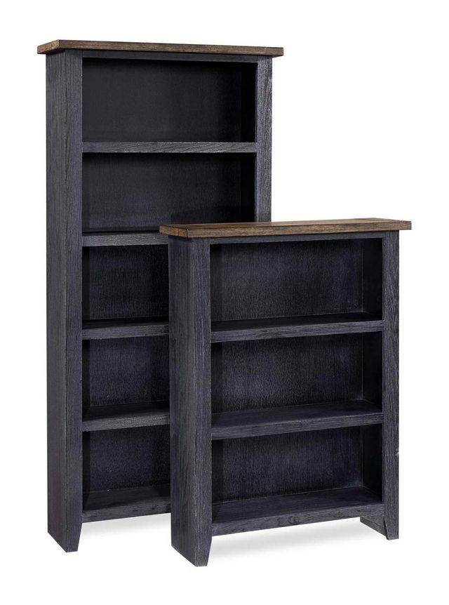 Aspenhome® Eastport Drifted Black 60" Bookcase with 3 fixed shelves 1