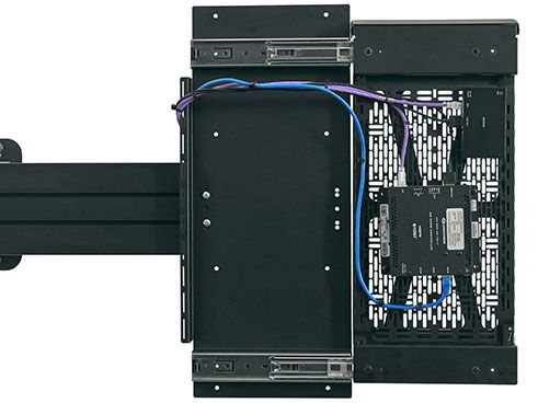 Chief® Black Proximity® Component Storage Slide-Lock Panel 4