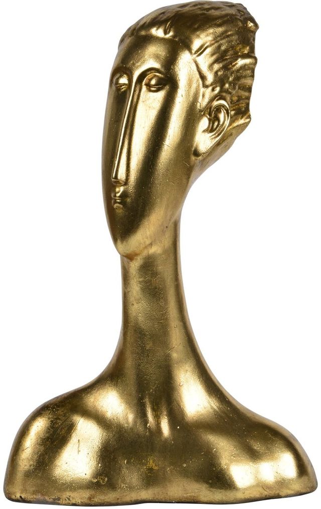 Statue d'homme Drost, feuille d'or, Renwil® 1