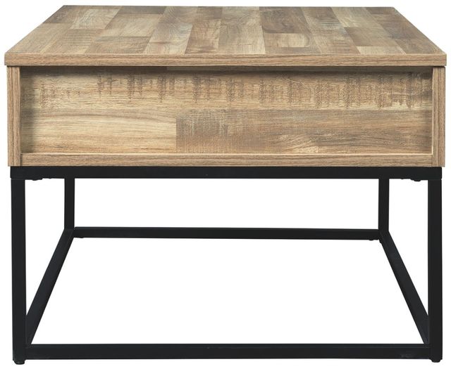 Signature Design by Ashley® Gerdanet Natural Lift-Top Coffee Table-1