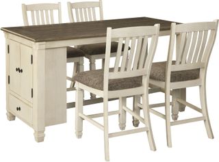 Signature Design by Ashley® Bolanburg 5-Piece Two-tone Counter Height Dining Set
