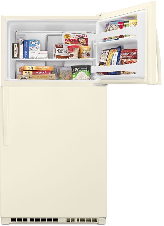 Whirlpool® 20.5 Cu. Ft. Monochromatic Stainless Steel Top Freezer Refrigerator 30