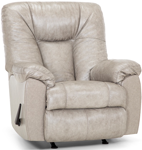 franklin leather rocker recliner