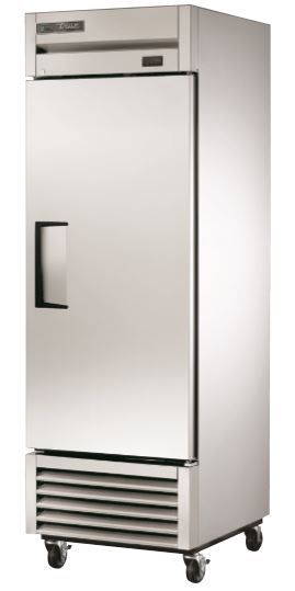 True® Commerical T-Series 23 Cu. Ft. Stainless Steel Reach-In Solid Swing Door Freezer with Hydrocarbon Refrigerant