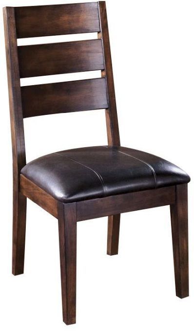 Signature Design by Ashley® Larchmont Dark Brown Dining Upholstered Side Chair 0