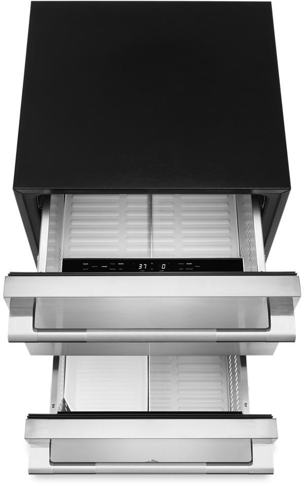 JennAir® Rise™ 4.7 Cu. Ft. Stainless Steel Refrigerator Drawers-1