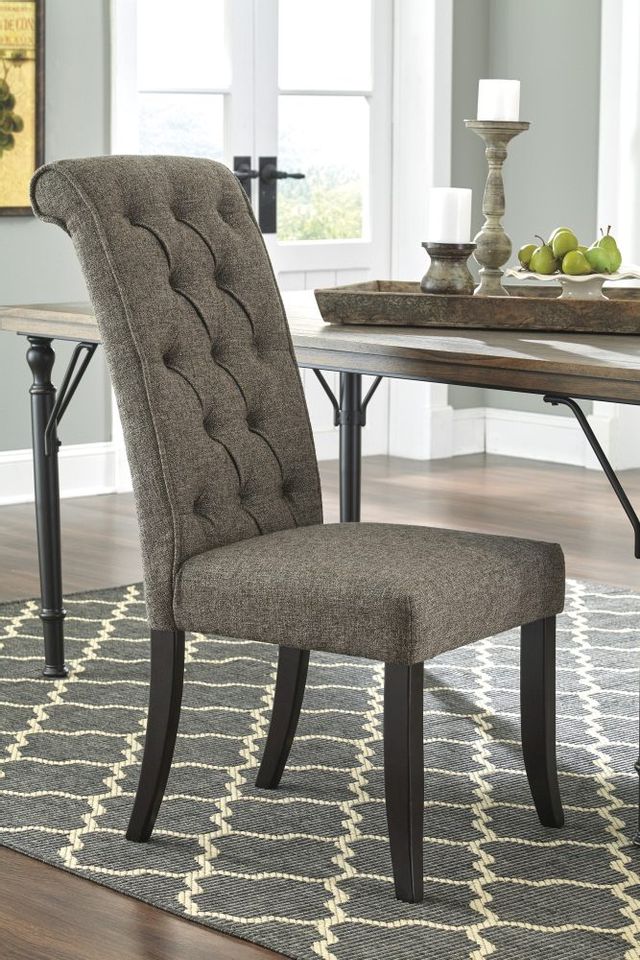 Signature Design by Ashley® Tripton Graphite Dining Upholstered Side Chair 5