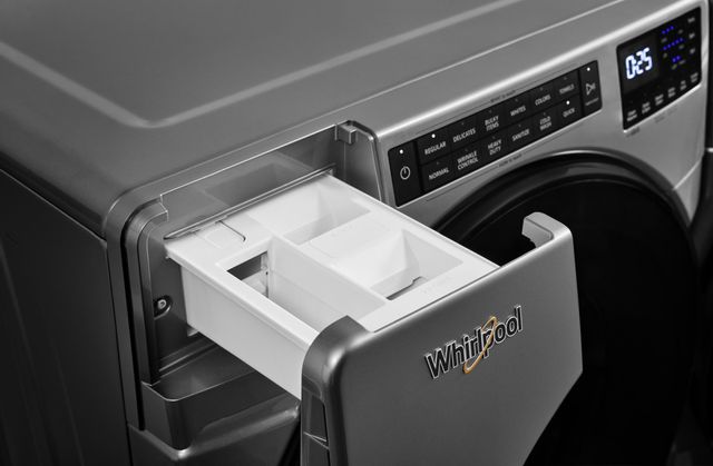Whirlpool® 5.2 Cu. Ft. Chrome Shadow Front Load Washer 6
