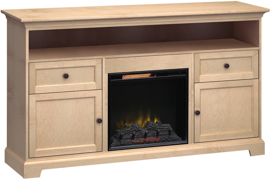 Extra long tv store stand with fireplace