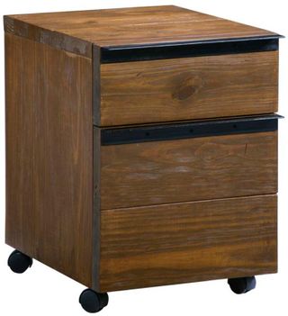 Progressive® Furniture Berkley Hall Black/Russet Pine Desk Companion
