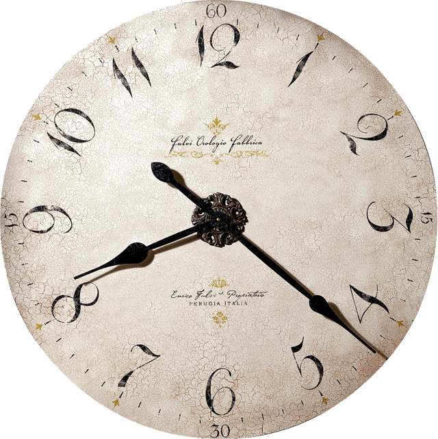 Howard Miller® Enrico Fulvi 32" Metal Wall Clock