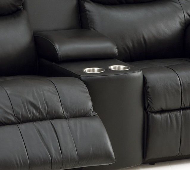 Palliser® Furniture Regent Power Reclining Loveseat with Cup Holder-1