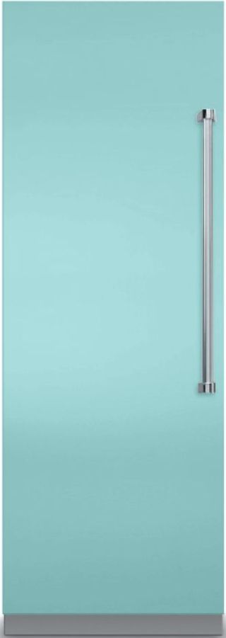Viking® 7 Series 12.2 Cu. Ft. Bywater Blue Fully Integrated Left Hinge All Freezer with 5/7 Series Panel