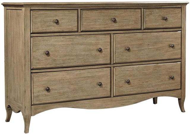 AspenhomeProvence King Bed, Dresser, Mirror, Chest and 1 Nightstand 17