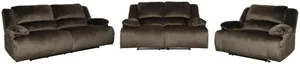 Signature Design by Ashley® Clonmel 3-Piece Chocolate Living Room Set with Power Reclining Sofa