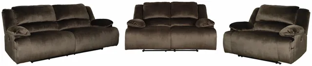 Signature Design by Ashley® Clonmel 3-Piece Chocolate Living Room Set with Power Reclining Sofa