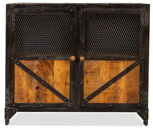 Progressive® Furniture Everest Tawny and Black Door Cabinet