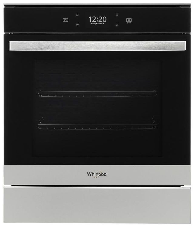 Whirlpool® 24" Fingerprint Resistant Stainless Steel Single Electric Wall Oven