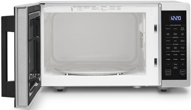 Whirlpool® 0.9 Cu. Ft. Heritage Stainless Steel Countertop Microwave-1