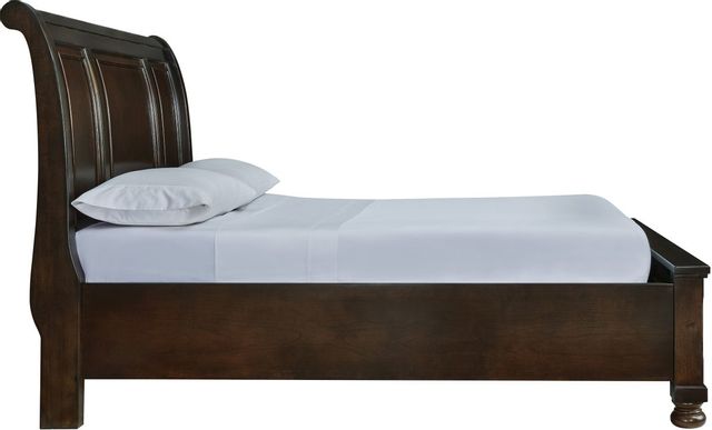 Millennium® by Ashley® Porter Rustic Brown King Sleigh Bed 19