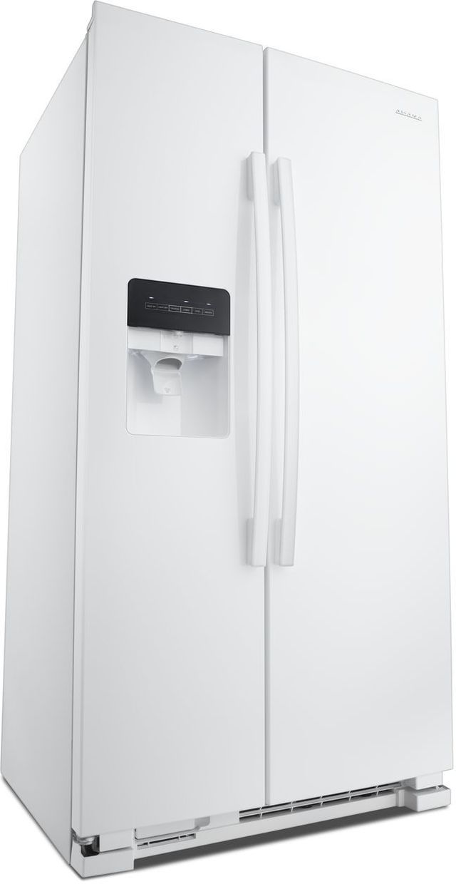 Amana® 24.6 Cu. Ft. Side-by-Side Refrigerator-White-3