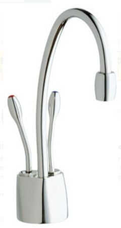 Insinkerator® Indulge Contemporary Chrome Instant Hot Water Dispenser with Hot and Cool Levers
