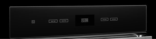 JennAir® NOIR™ 30" Floating Glass Black Double Electric Wall Oven 5