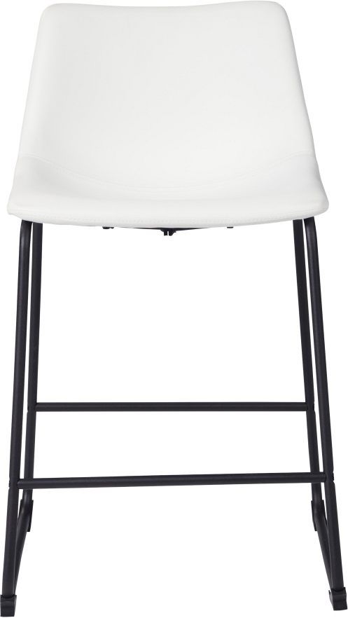 Signature Design by Ashley® Centiar White Counter Stool-1