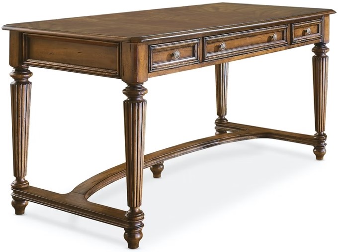 Hooker® Furniture Brookhaven Distressed Medium Clear Cherry Leg Desk