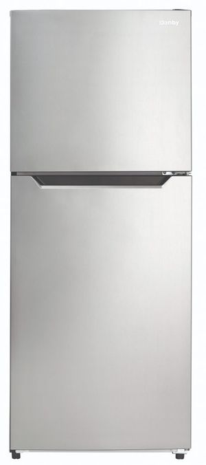 Danby® 10.1 Cu. Ft. Stainless Look Apartment Size Top Freezer Refrigerator