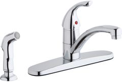 Elkay® Everyday Chrome Four Hole Deck Mount Kitchen Faucet