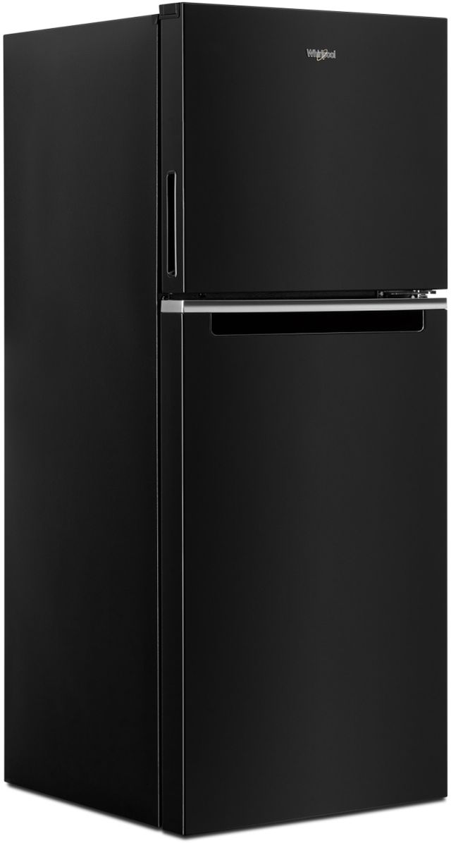 Whirlpool® 11.6 Cu. Ft. Black Counter Depth Top Freezer Refrigerator 1