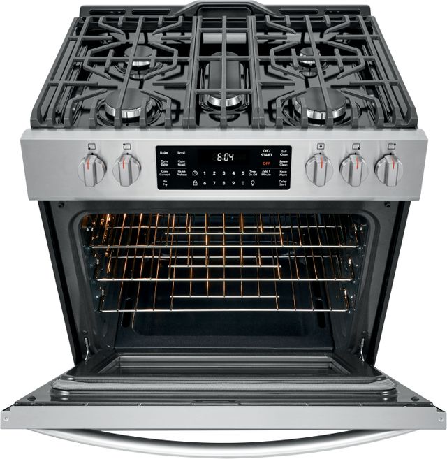 Frigidaire Gallery® 30" Stainless Steel Free Standing Gas Range with Air Fry-FGGH3047VF-2