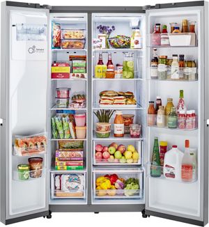 LG 27.2 Cu. Ft. PrintProof™ Stainless Steel Side-by-Side Refrigerator