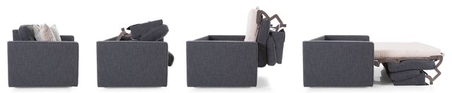 Decor-Rest® Furniture LTD 2T5 Gray Queen Sofa Sleeper 5